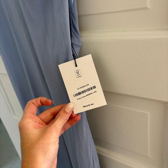 Reformation Pheby Dress Blue - Size XS - Picture 12 of 13